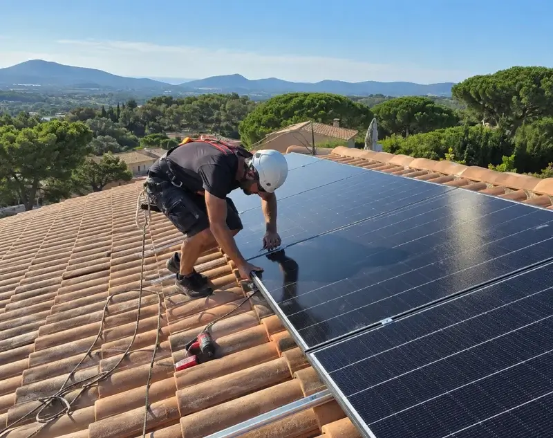 Installateur panneaux solaires Vaudelnay — pose photovoltaïque sur toiture